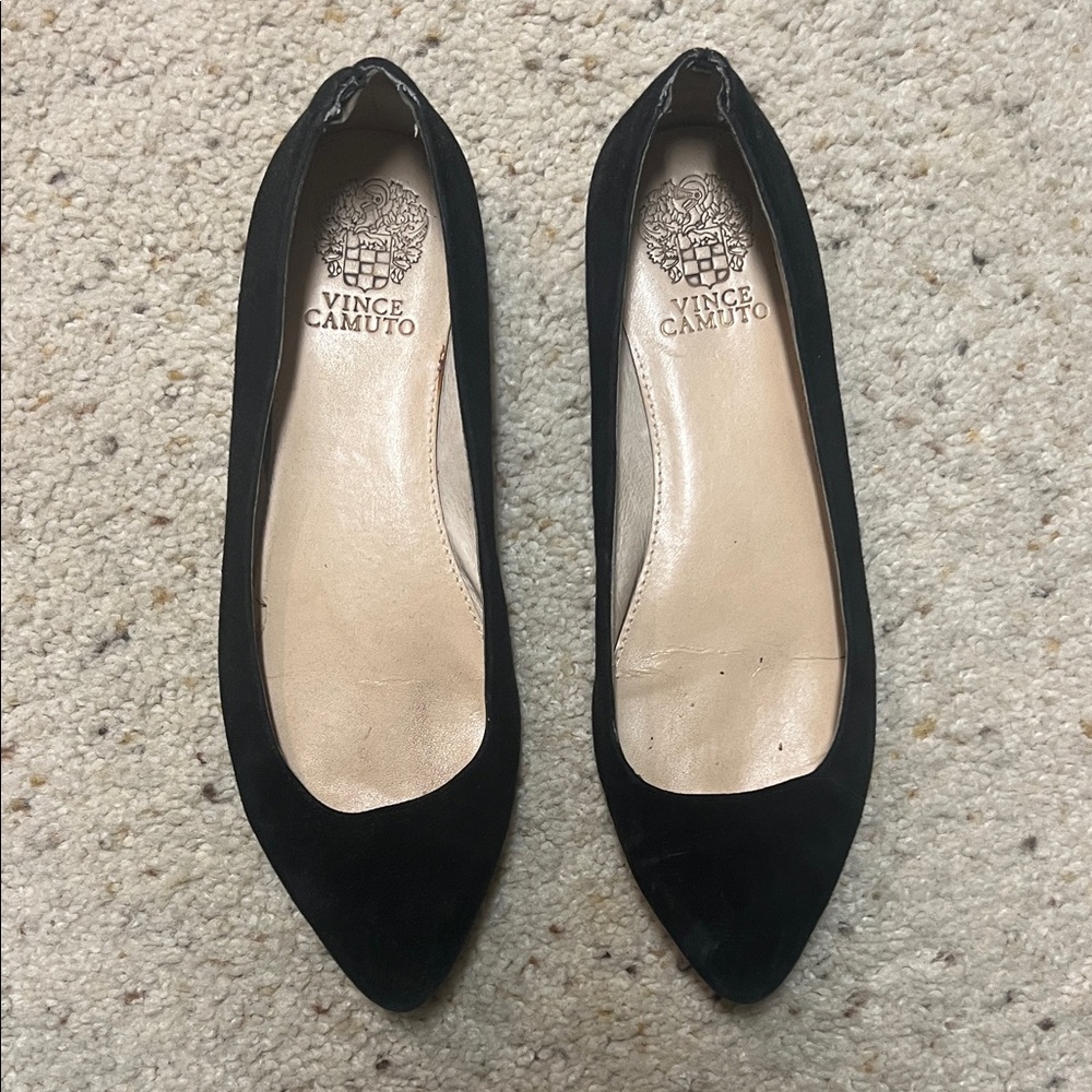 Vince Camuto Black Flats for Women